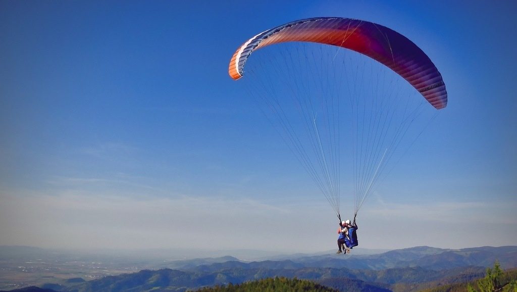 Gleitschirm Tandemflug Tandem Paragliding